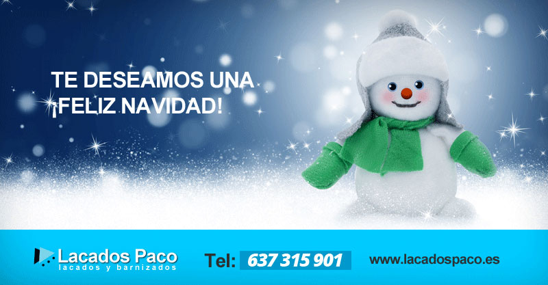 lacado barnizado muebles alicante navidad