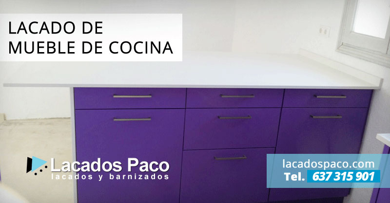 lacado de muebles de cocina