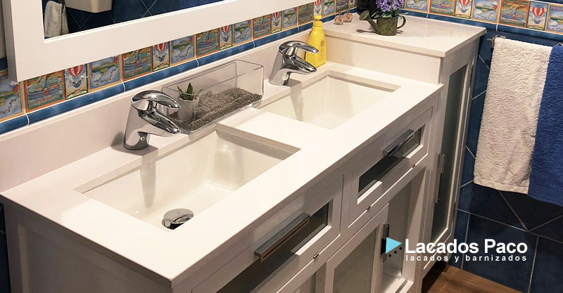 Lacado mueble de bañoñ