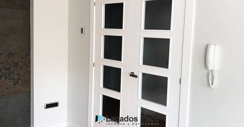 Lacado puertas blancas Alicante