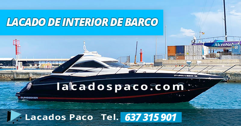 lacado interior barco alicante